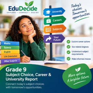 Grade 9 Subject Choice, Career & University Report