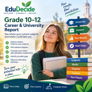 Grade 10–12 Career & University Report